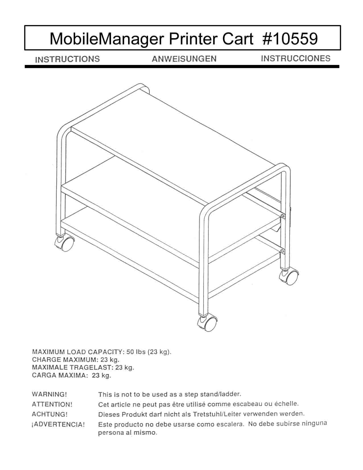 Iceberg 10559 User Manual