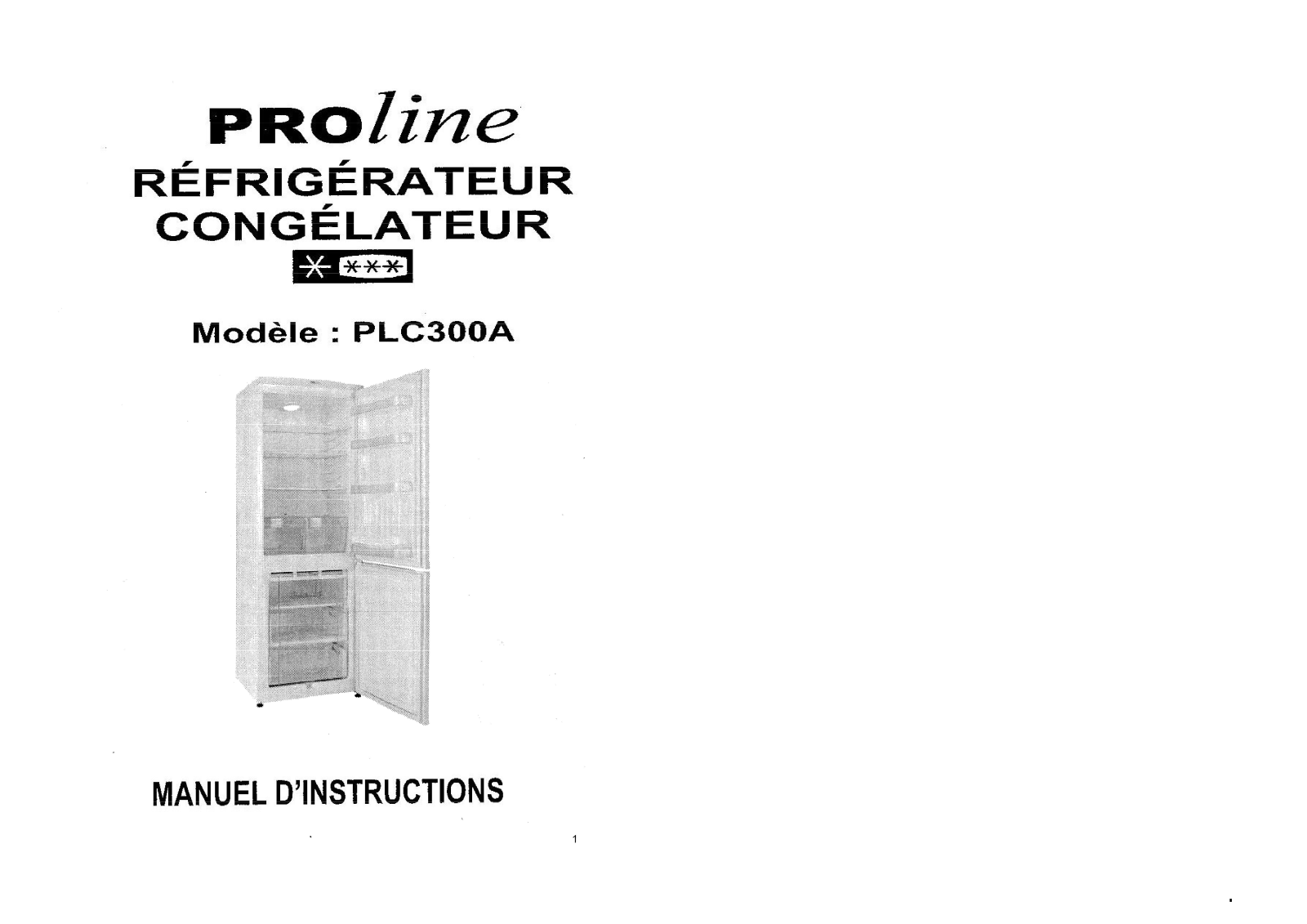 PROLINE PLC300A User Manual