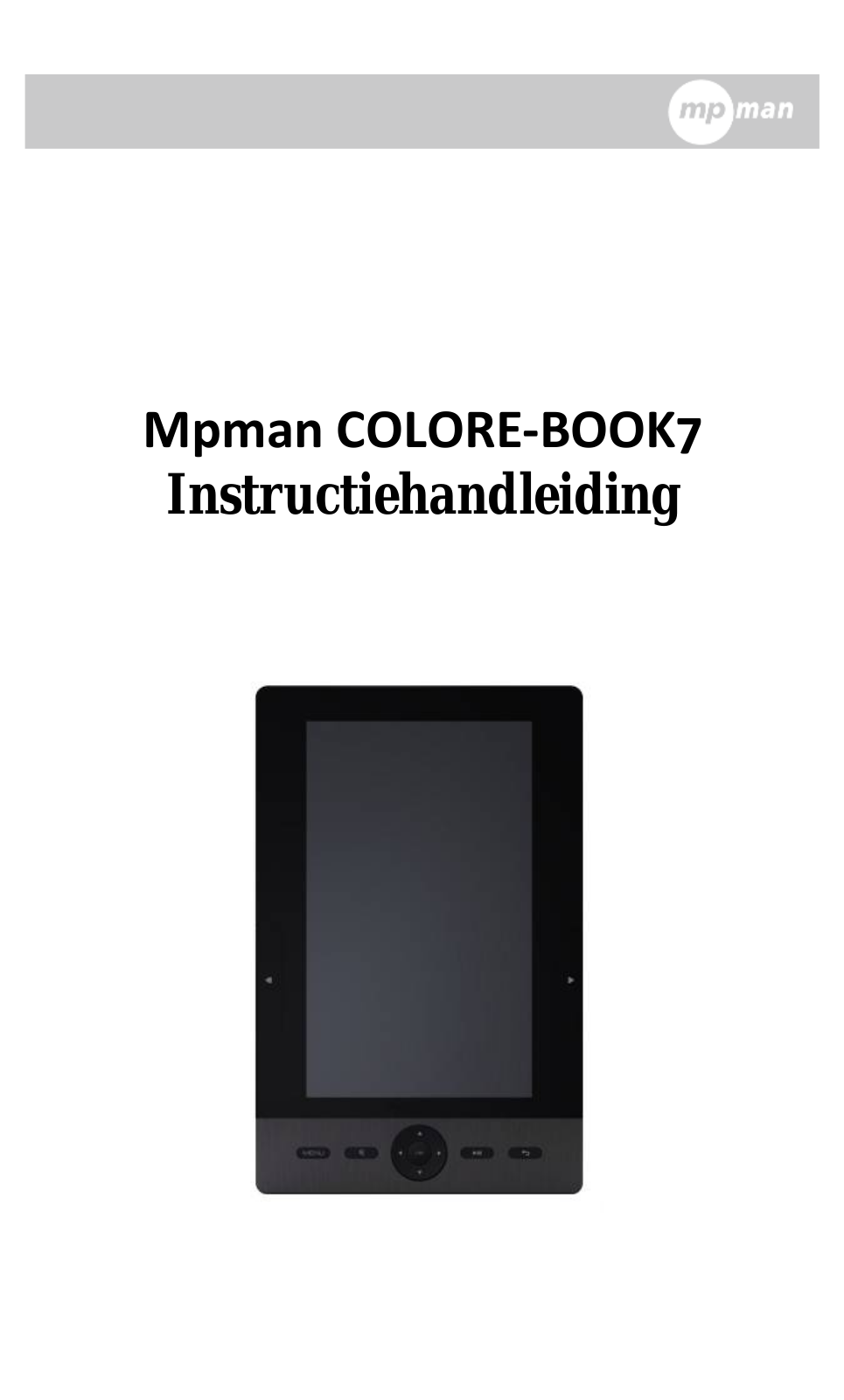 Mpman COLOREBOOK 7 User Manual