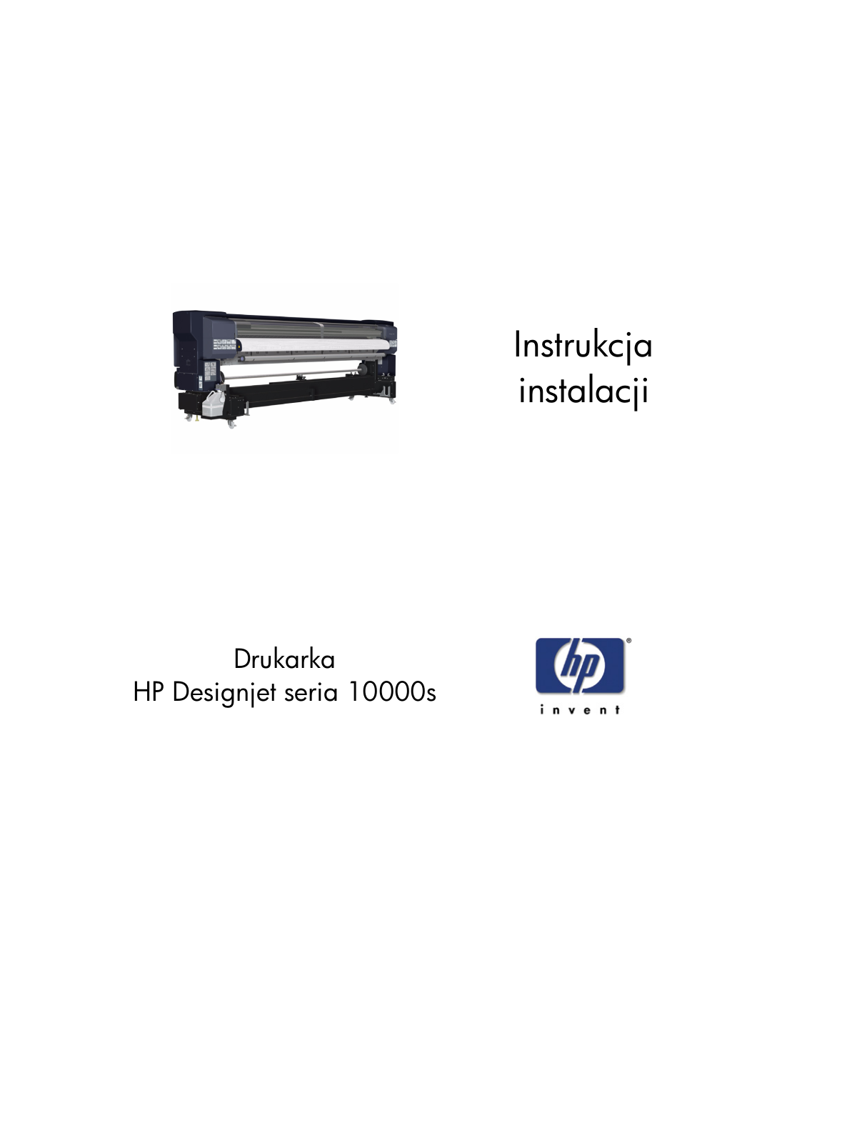 HP Designjet 10000 Installation Guide