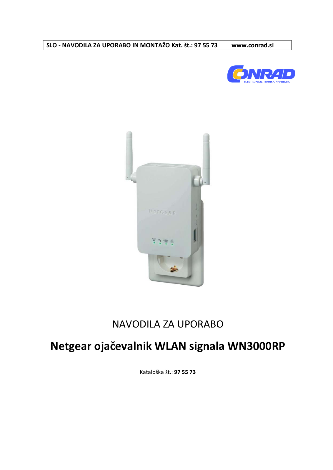 NETGEAR WN3000RP User guide