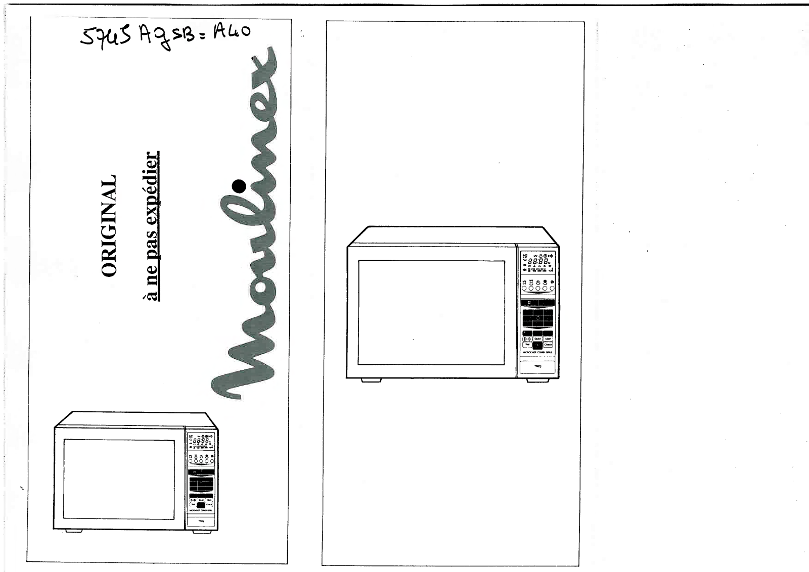 MOULINEX A40 User Manual