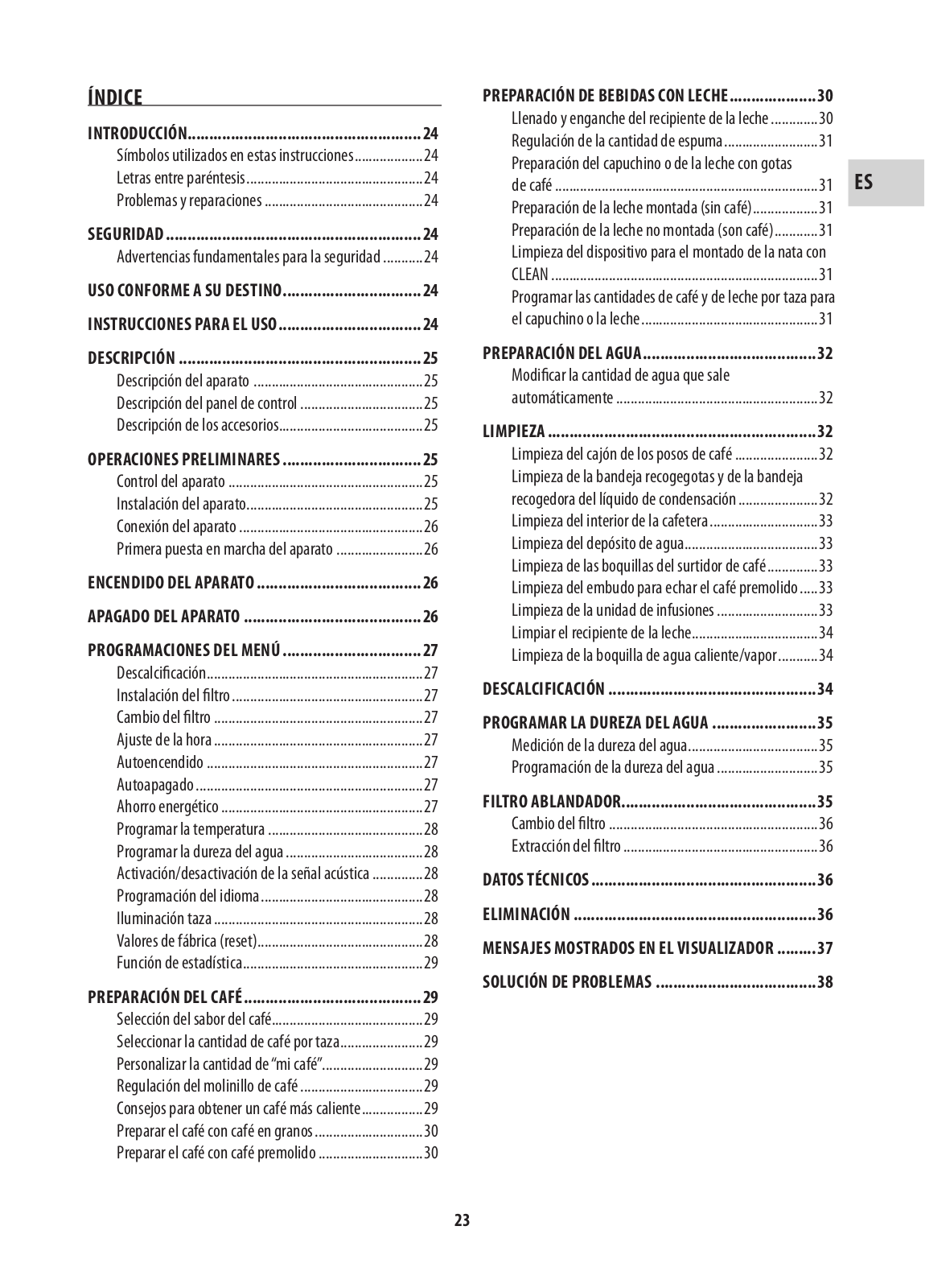 Delonghi ECAM23.460.S Instruction manuals