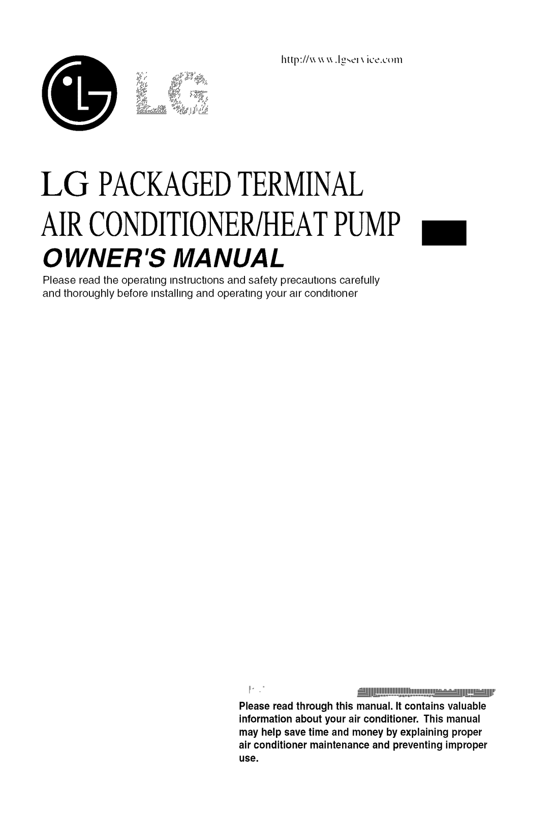 LG LP120HSD-Y8, LP120CSD-Y8, LP090HSD-Y8, LP090CSD-Y8 Owner’s Manual