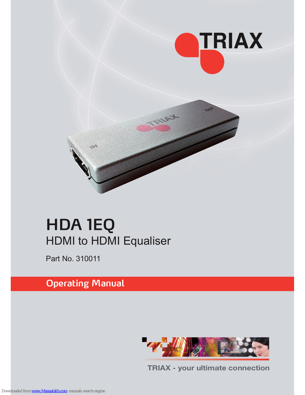 Triax HDA 1EQ Operating Manual