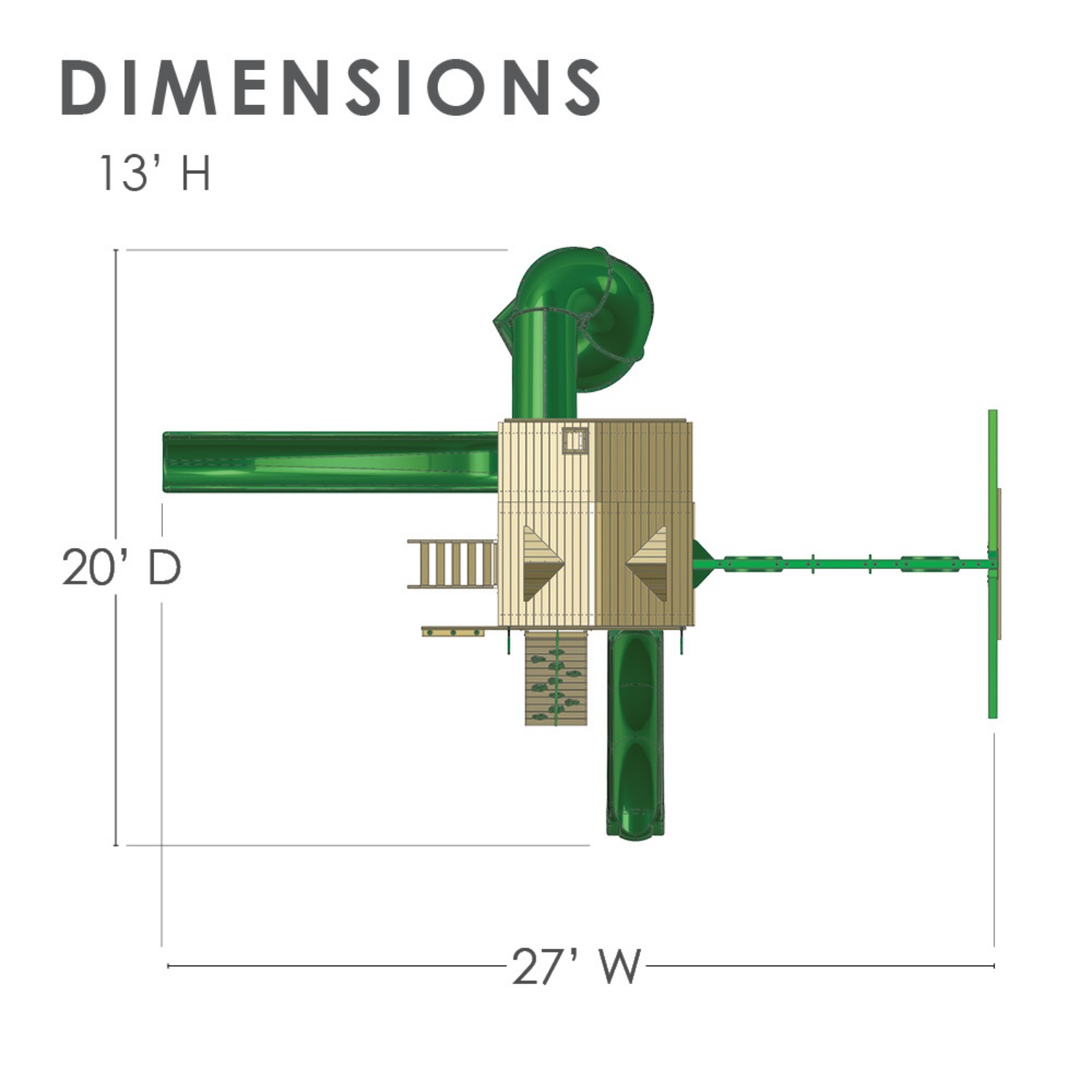 Gorilla Playsets W000772476 Dimensions - ManualMachine.com