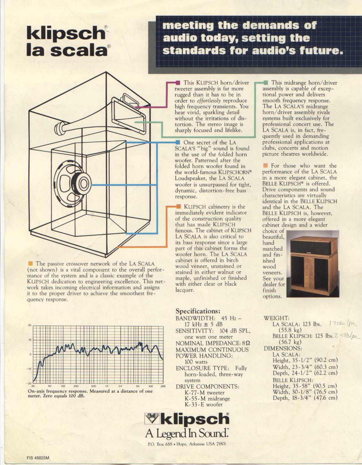 Klipsch La Scala Brochure