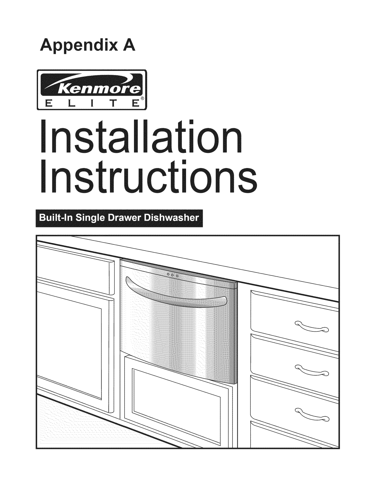 Kenmore Elite 46513329600, 46513322600, 46513323600 Installation Guide - ManualMachine.com