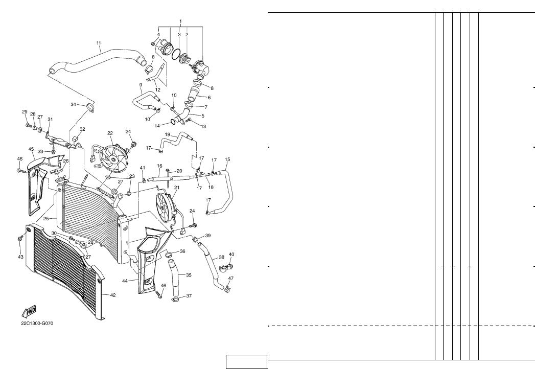 YAMAHA FZ1-NA PARTS CATALOGUE 08