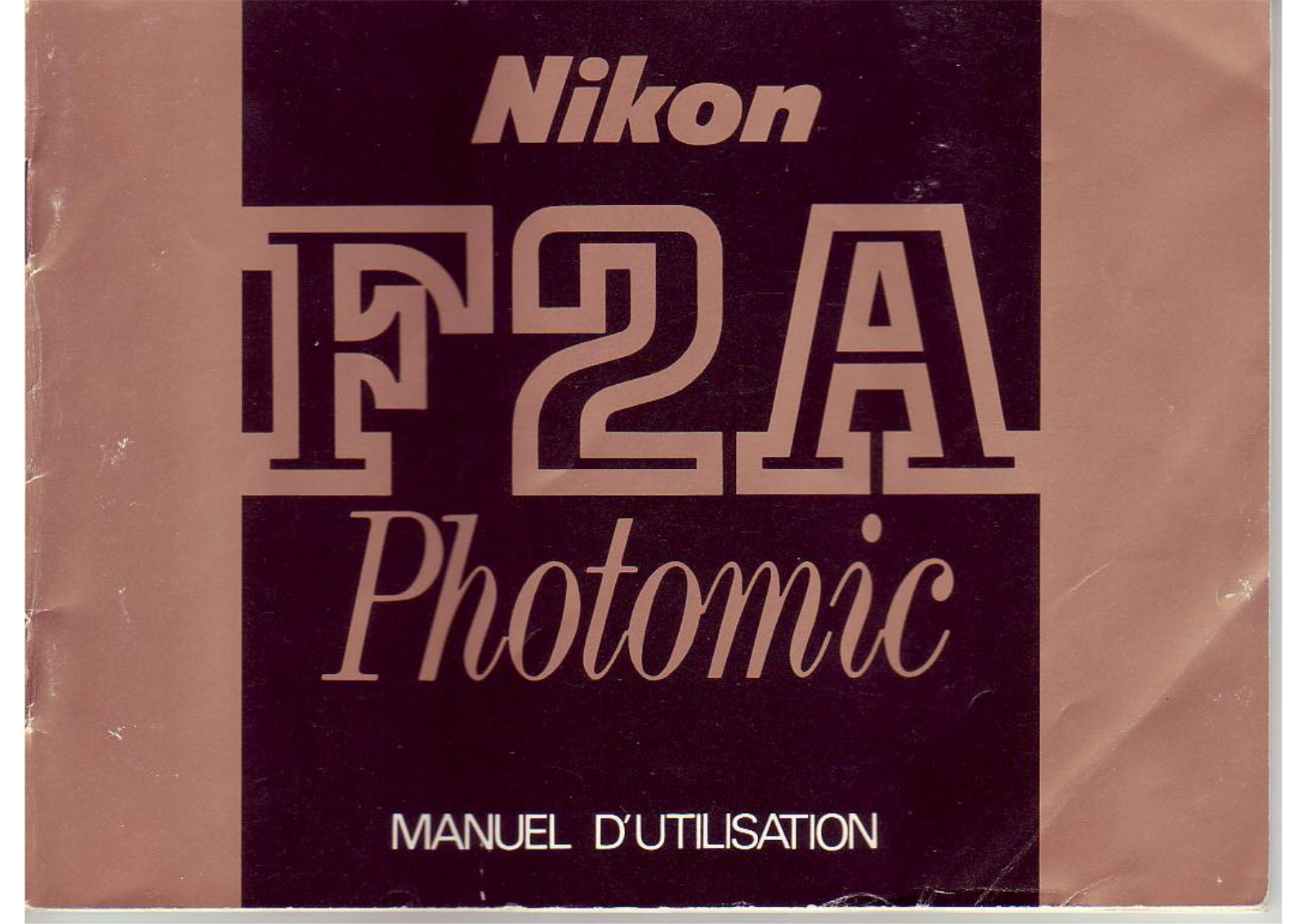 Nikon F2A User Manual