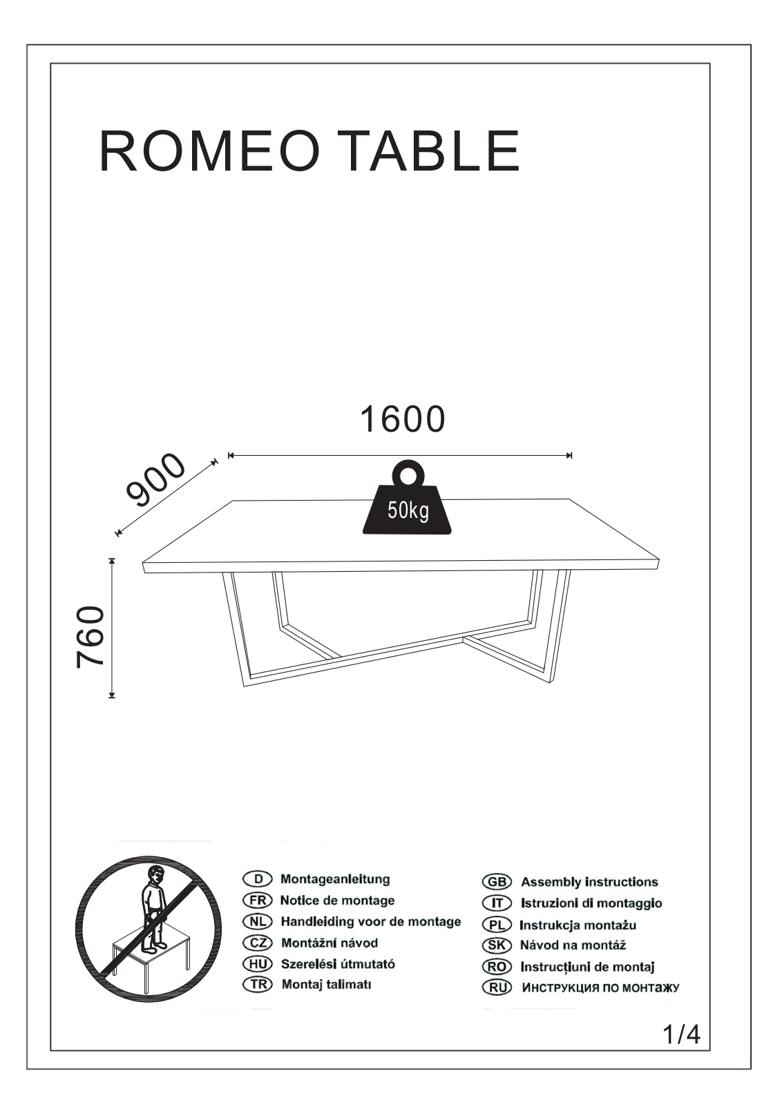INOSIGN Claudell Assembly instructions - ManualMachine.com