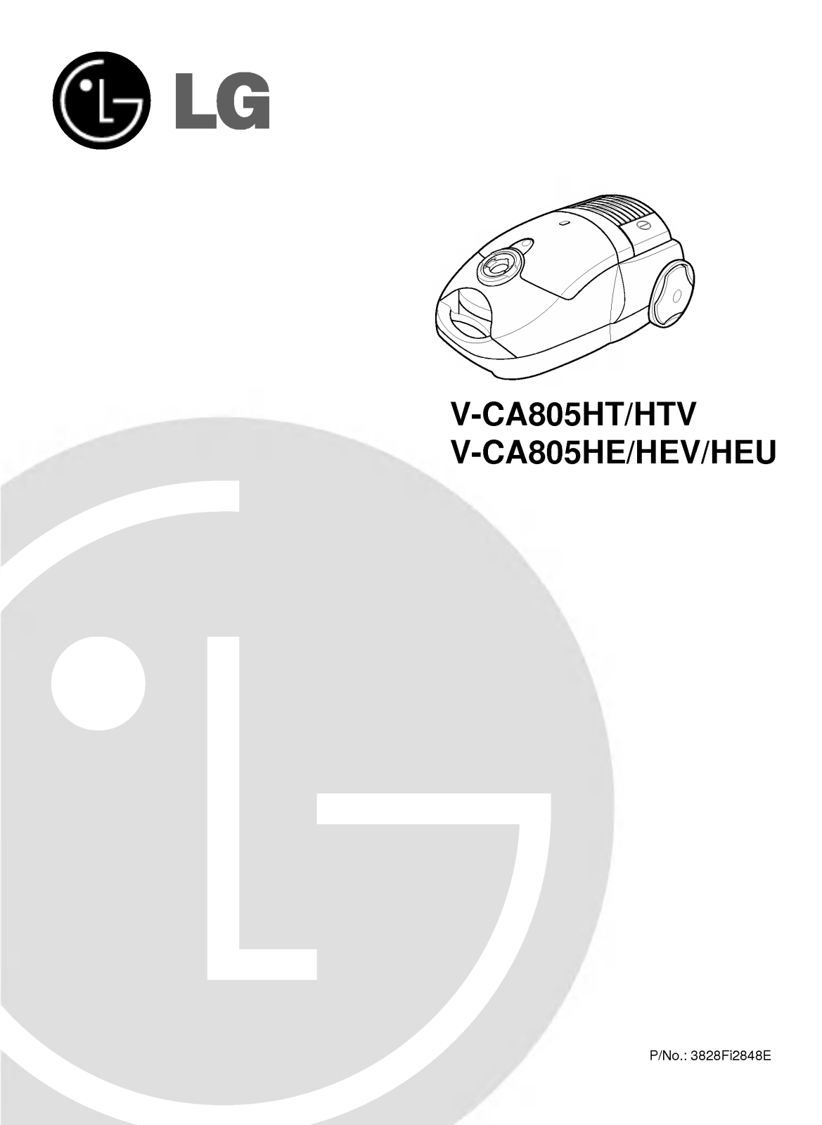 LG V-CA805HT Owner’s Manual