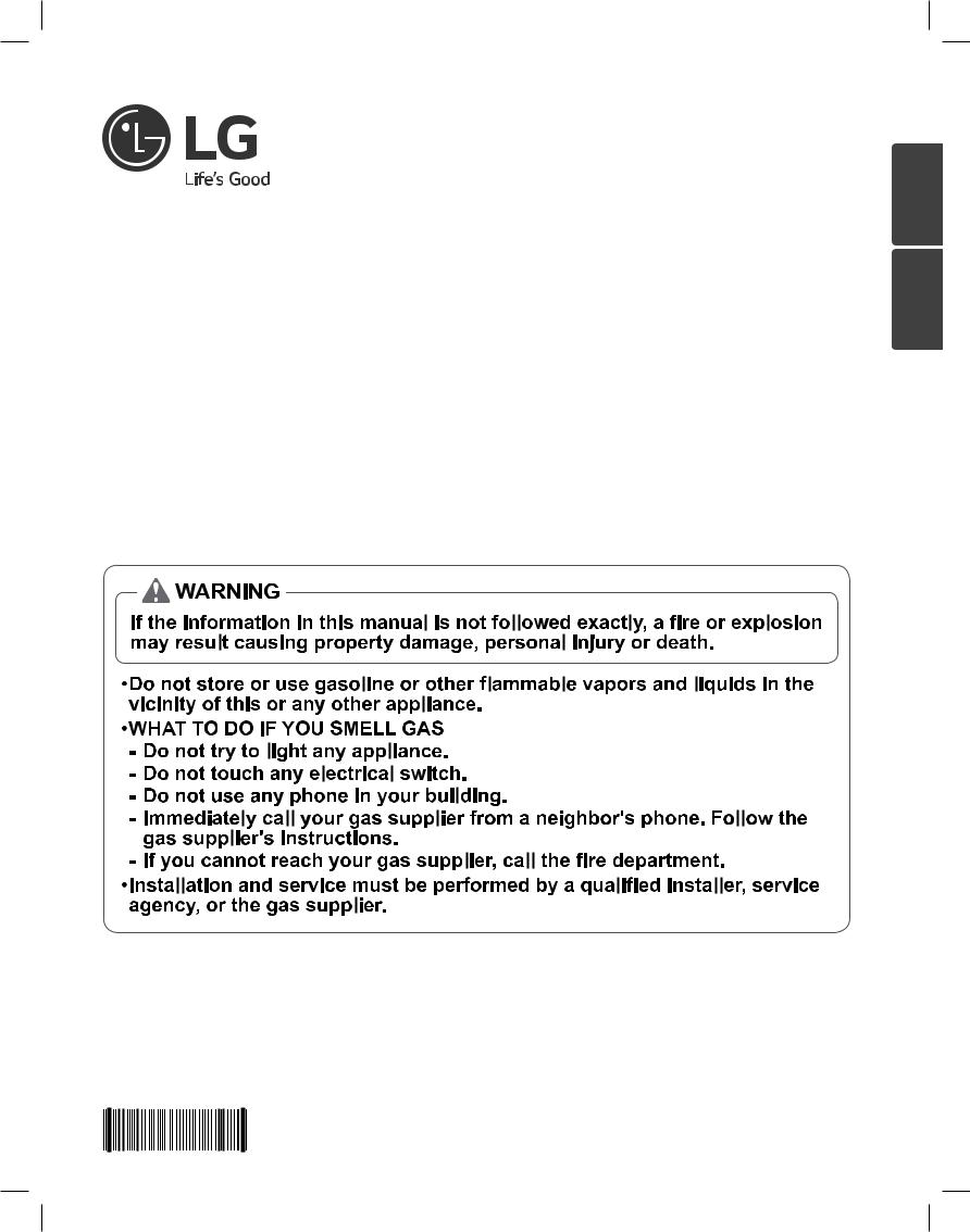 LG LSCG367ST/00, LSCG366ST/01, LSCG307ST/00, LSCG306ST/01, LSCG306ST/00 Owner’s Manual