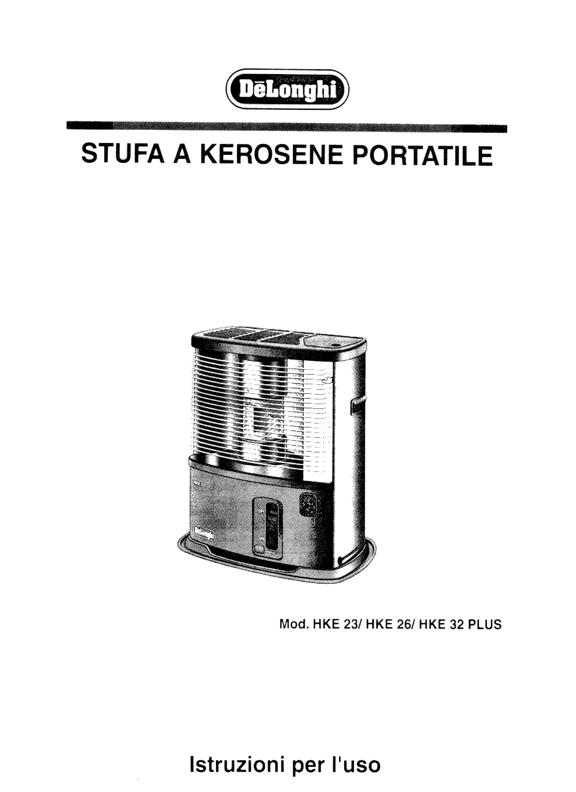 Delonghi hke 23, hke 26, hke 32 plus User Manual