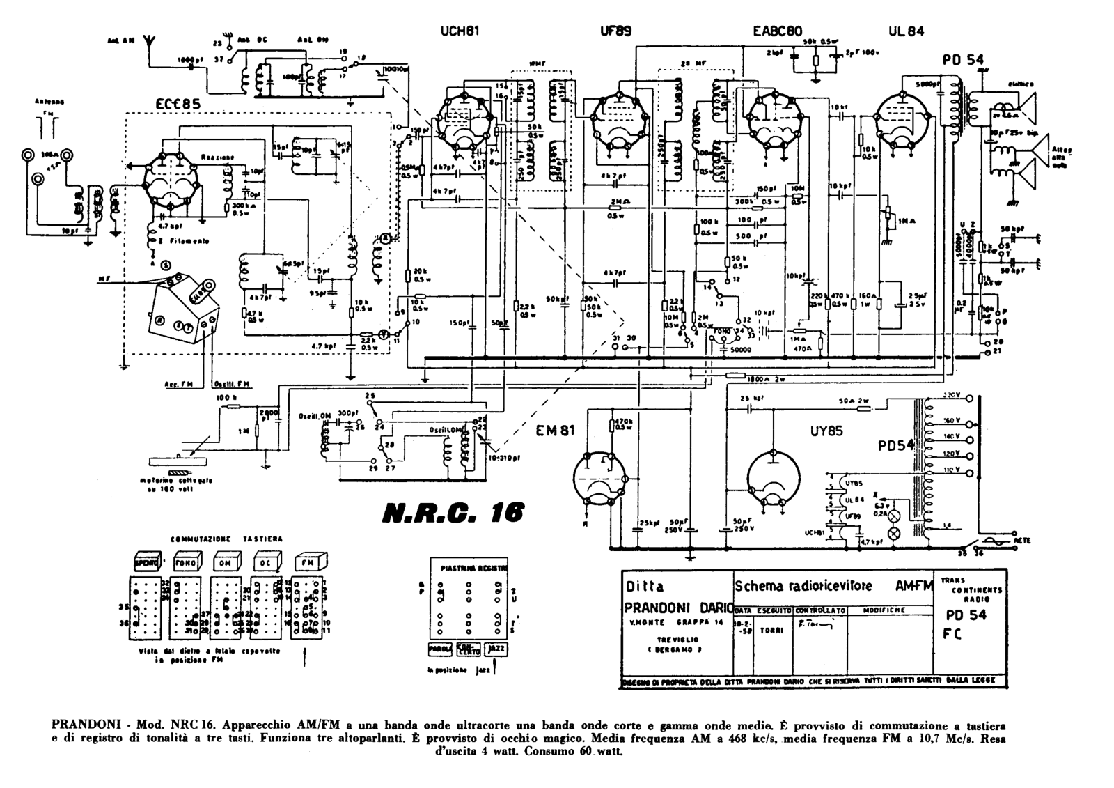 Trans Continents Radio nrc16 schematic - ManualMachine.com