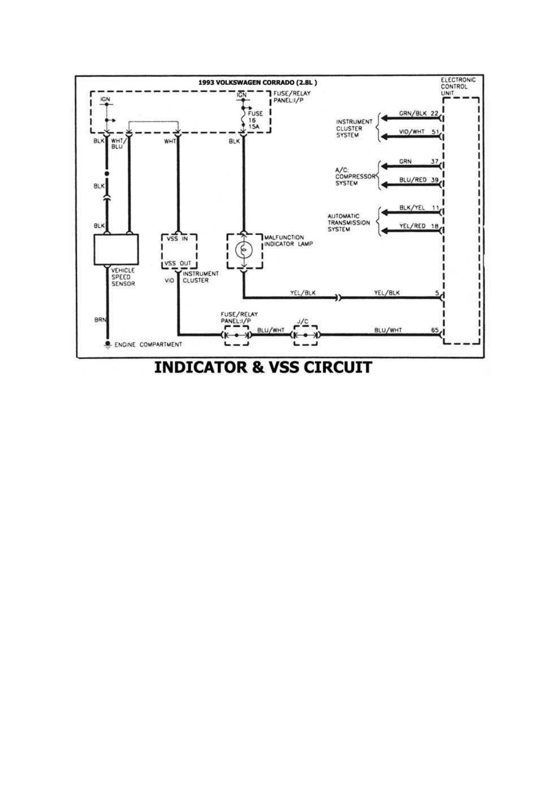 Volkswagen Cabriolet 21-34 Esqvw14e Diagram