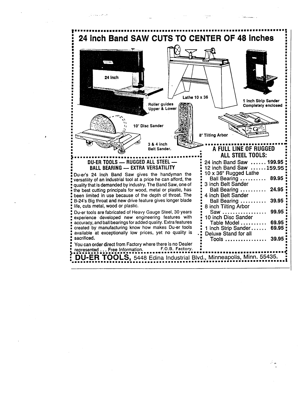 Du-er Tools DU-ER Tools Ad General Line Catalogs - ManualMachine.com