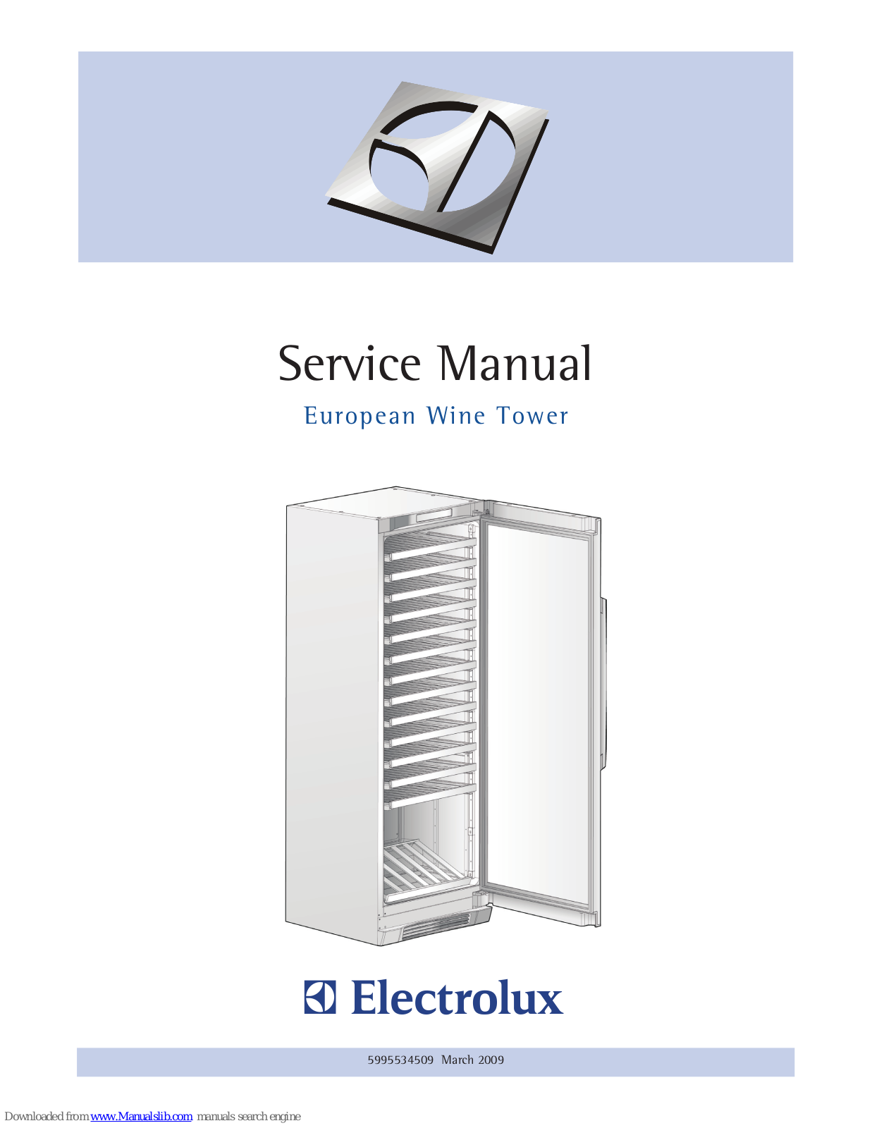 Electrolux European Wine Tower Service Manual