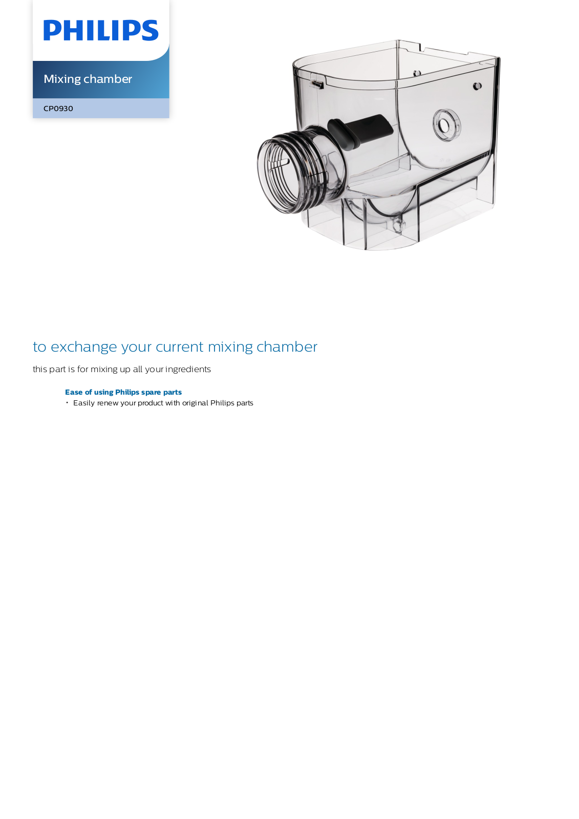 Philips CP0930/01 leaflet - ManualMachine.com