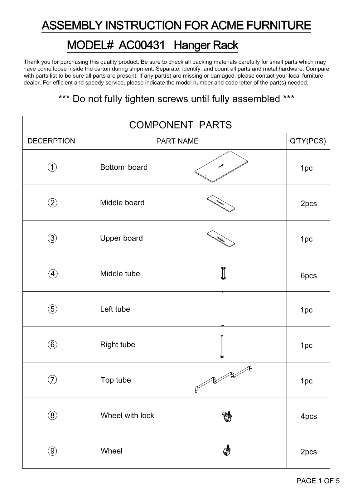 Simple Relax SMRY8276 Installation & Assembly - ManualMachine.com