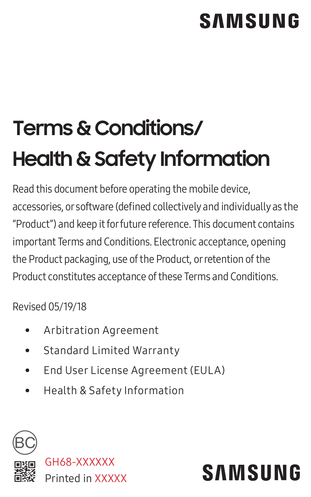 Samsung SMR8050 User Manual