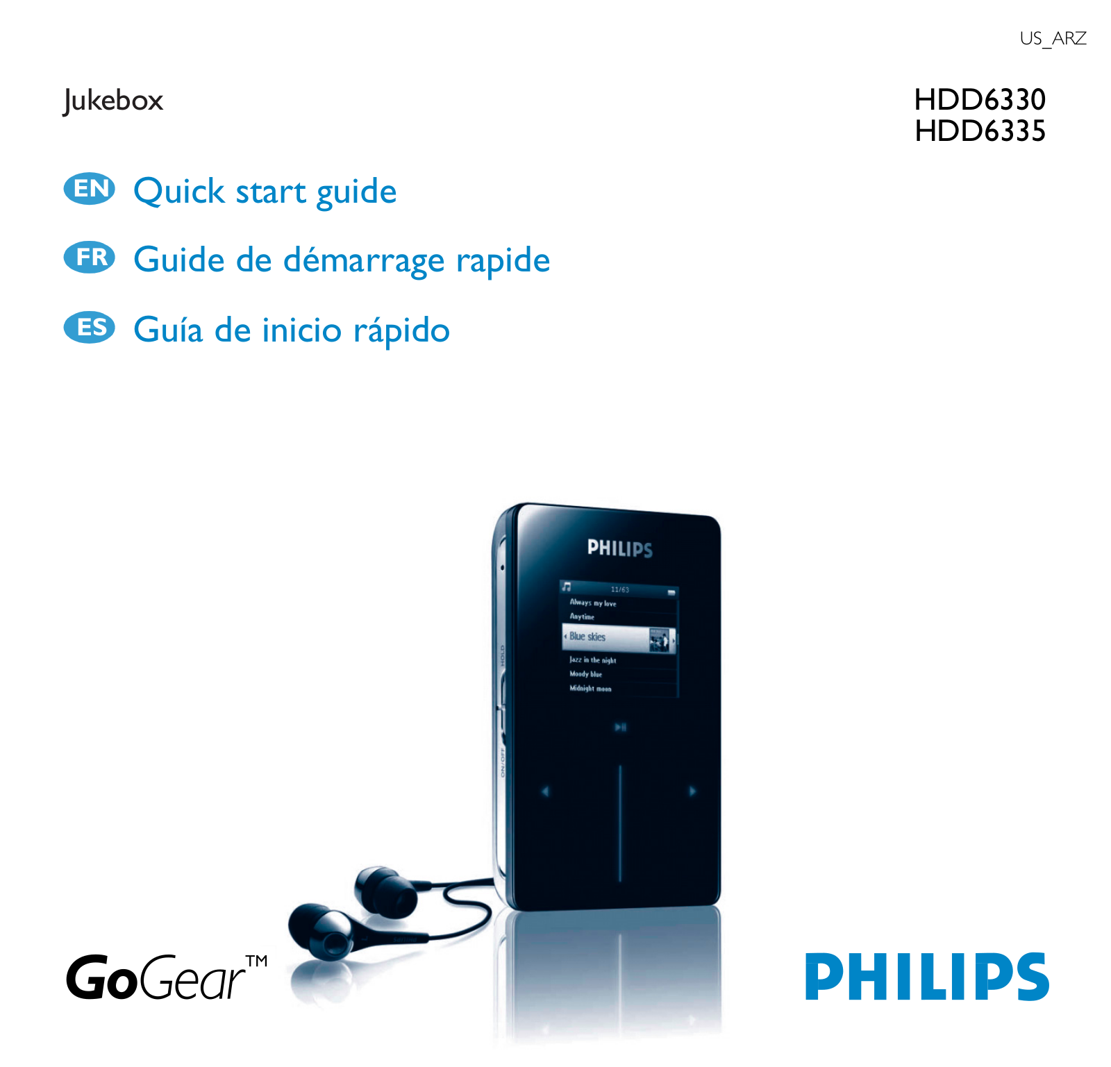 Philips HDD6330 QUICK START GUIDE