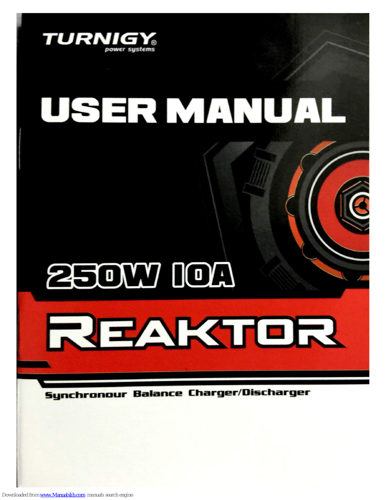 Turnigy Reactor User Manual