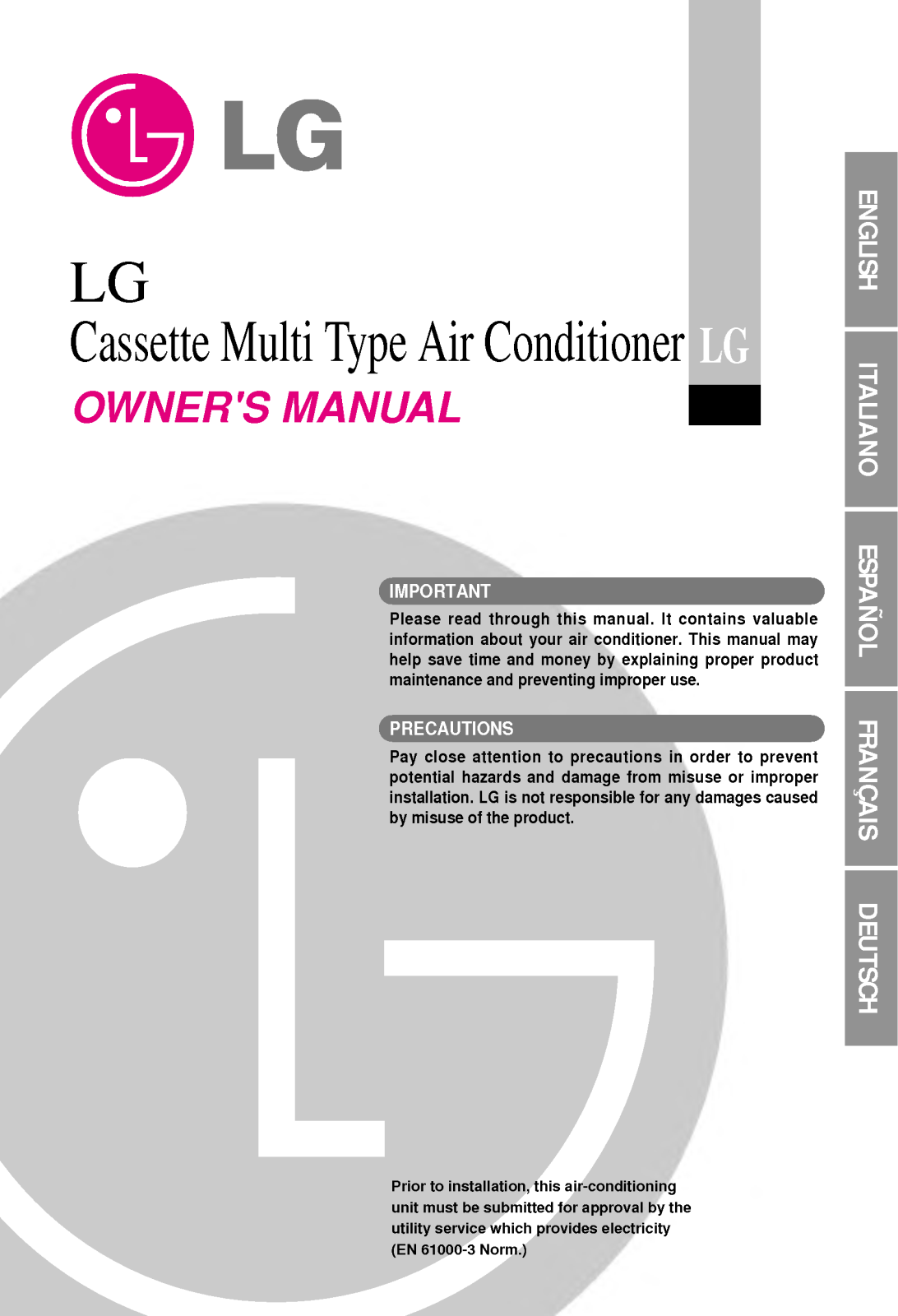 LG LM-4460R2TJ, LM-4460F2TJ User Manual