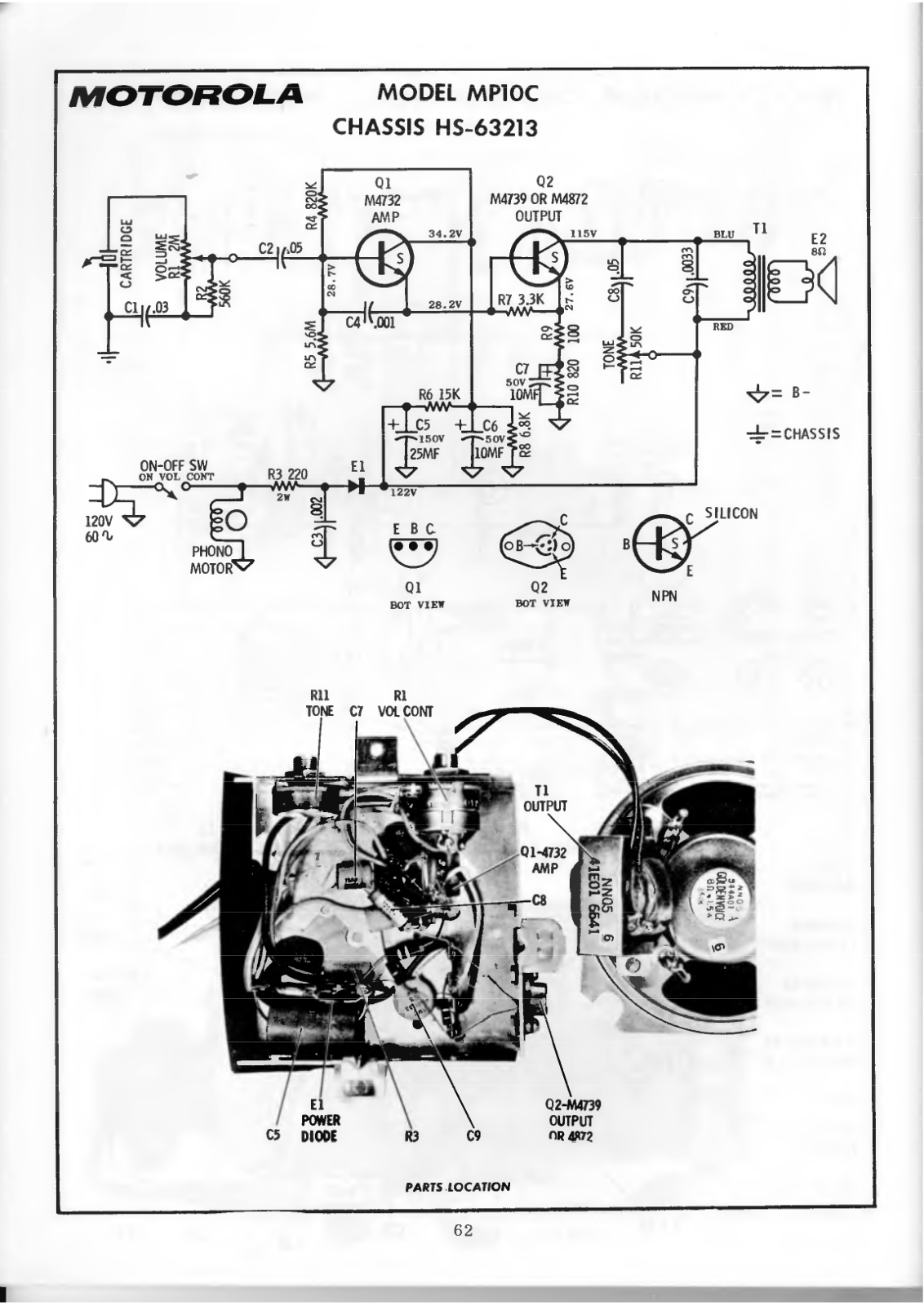 Motorola MP10C Schematic