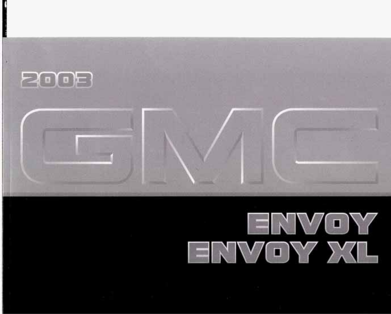 GMC Envoy 2003 Owner's Manual