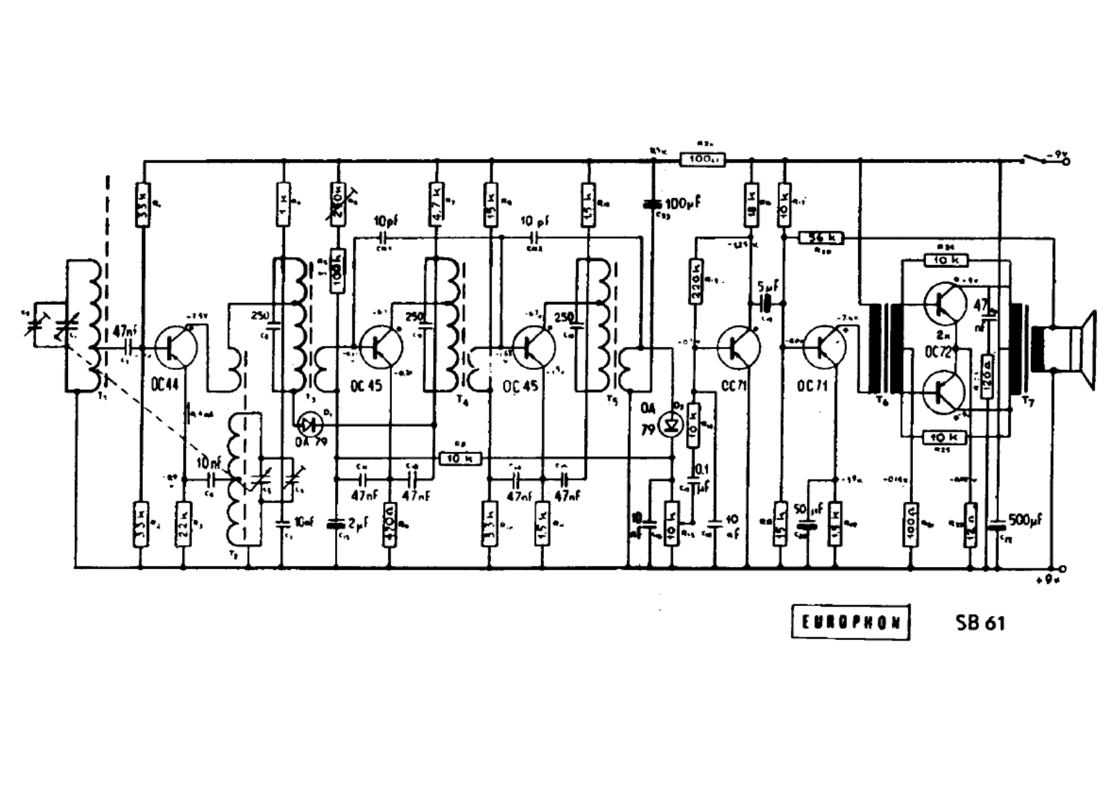Europhon sb61 schematic - ManualMachine.com