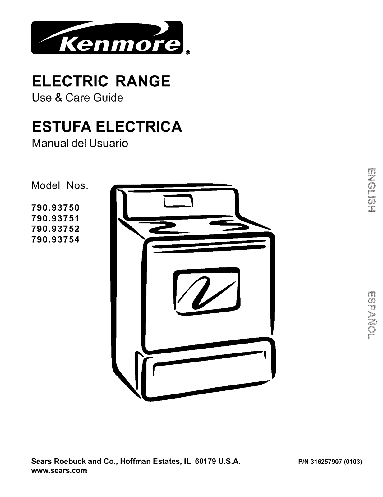 Sears 790.93752, 790.93754, 790.93751, 790.9375 User Manual - ManualMachine.com