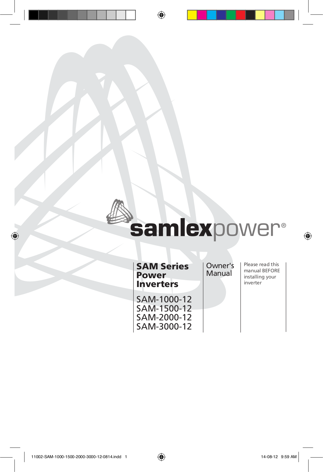 Samlex America SAM-3000-12 User Manual