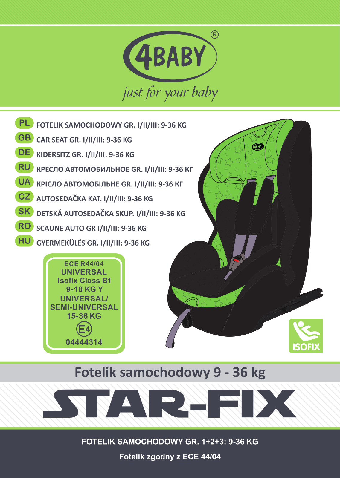 4Baby Star-fix User Manual