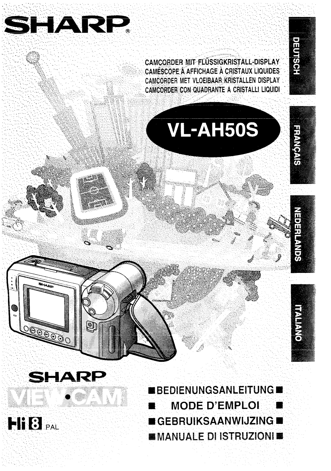 Sharp VL-AH50S User Manual