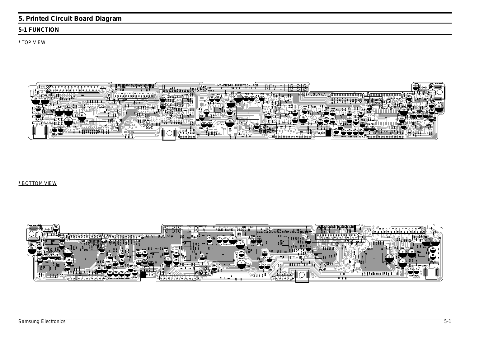 SAMSUNG HT-DB1650, HT-DB300 Schematic PCB Diagram