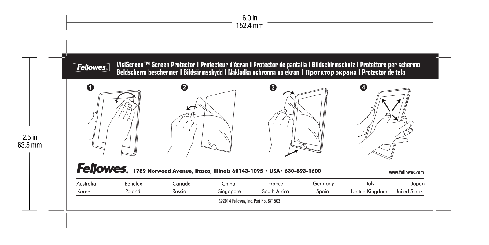 Fellowes VisiScreen User Manual