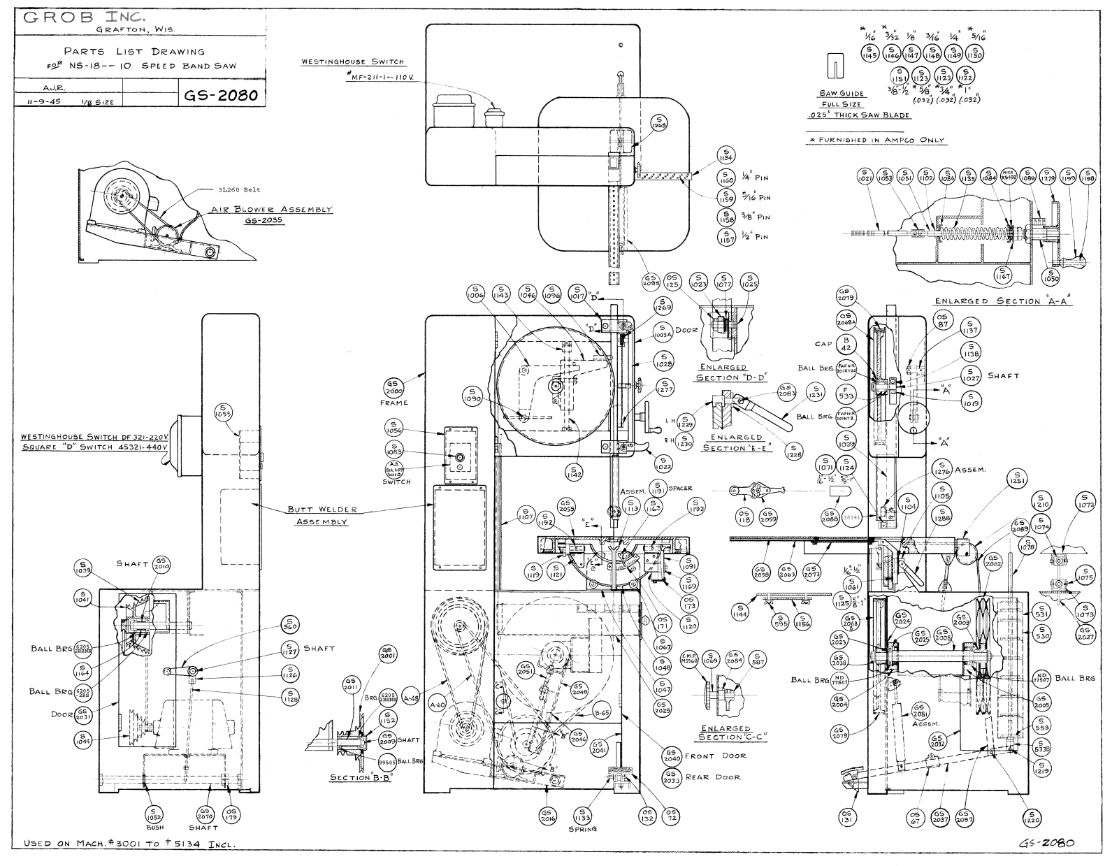 Grob PARTS LIST DRAWING Other - ManualMachine.com
