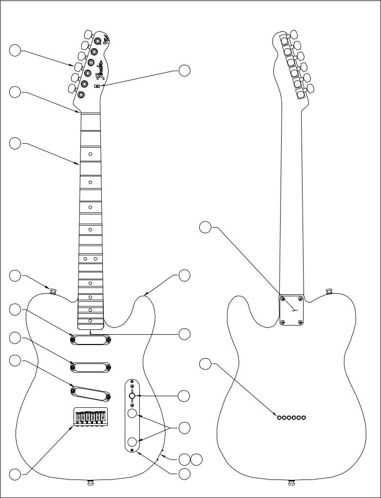 Fender James-Burton-Telecaster Service Manual
