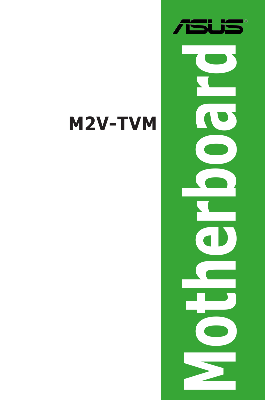 ASUS M2V-TVM User Manual