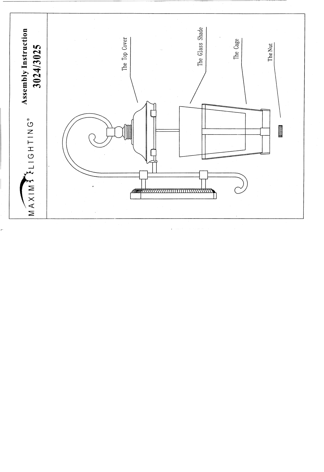 Maxim 3024CDBZ Installation Manual