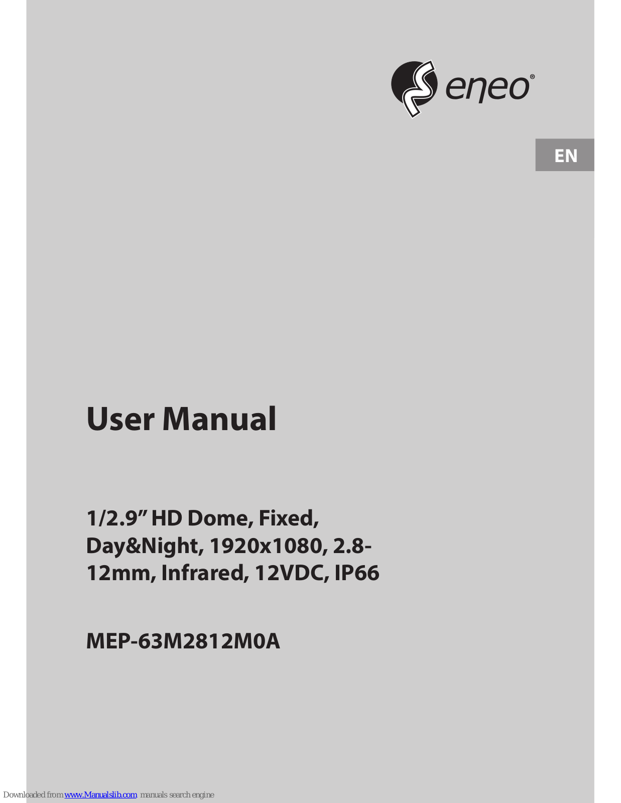 Eneo MEP-63M2812M0A User Manual