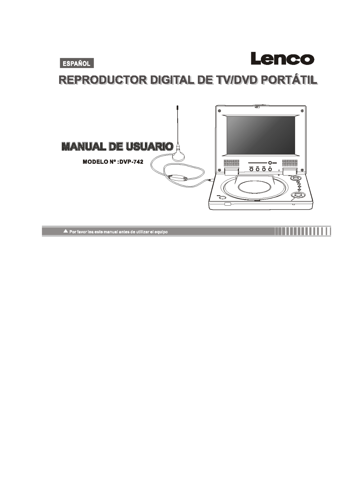 Lenco DVP-742 User Manual