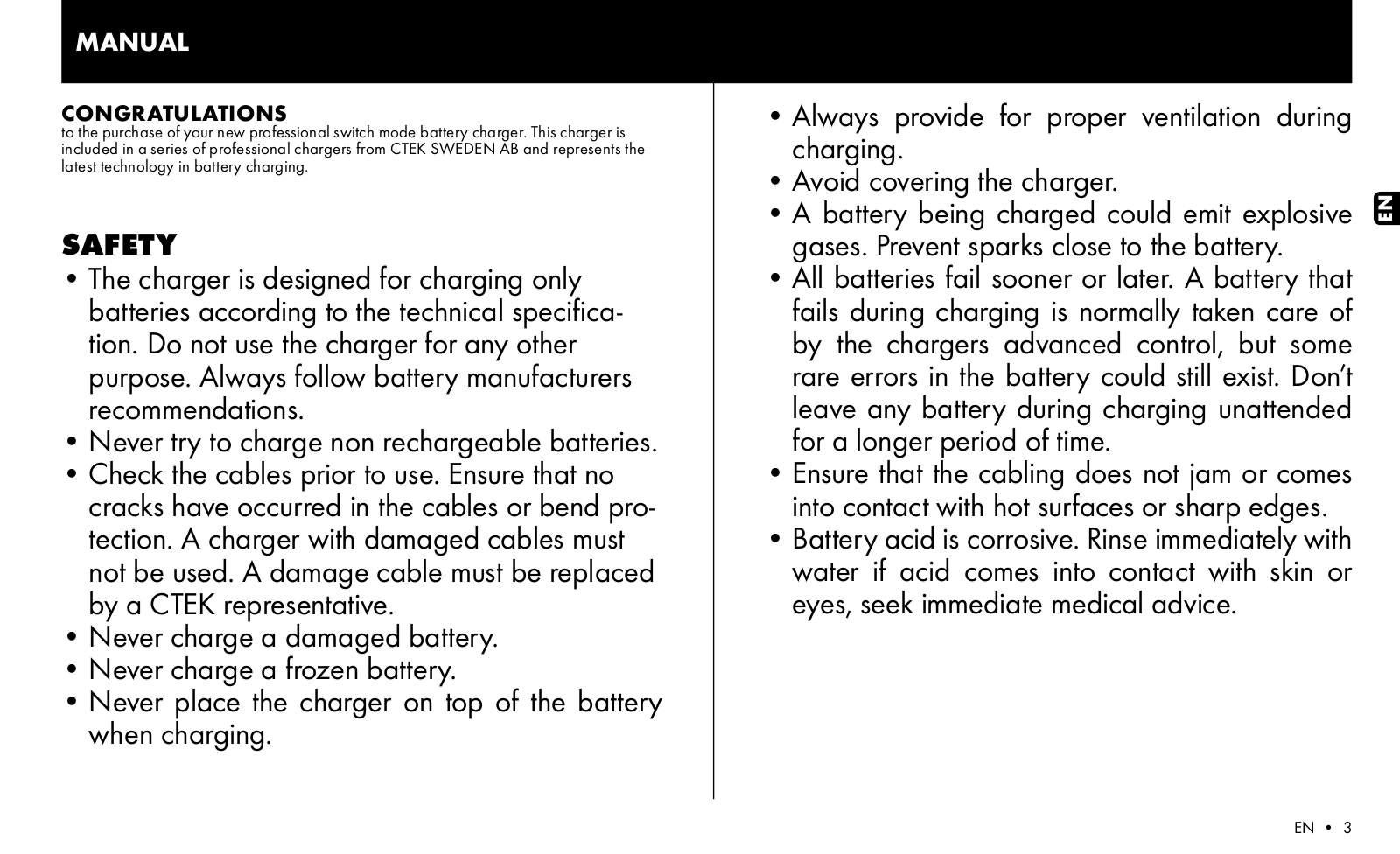 Ctek 1055 User Manual