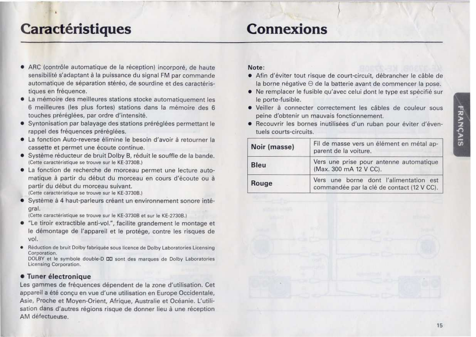 Pioneer KE-3730B, KE-2730B, KE-1730B User Manual