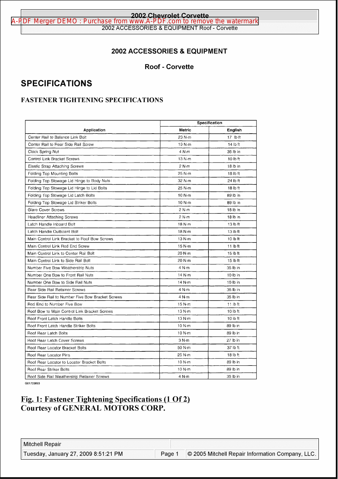 Citroën C6 Corvette, C2, C7, Z06, ZR1 User Manual