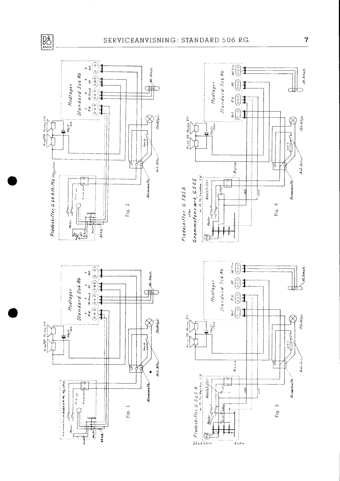 Bang Olufsen Standard-506-RG Service Manual