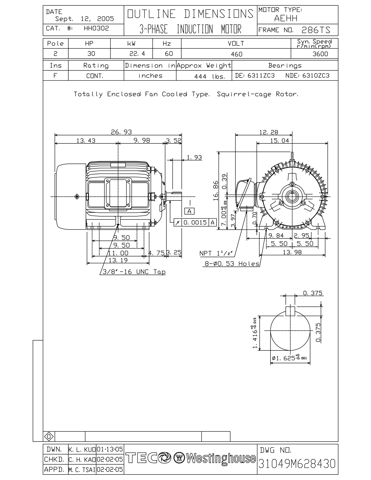 Teco HH0302 Reference Drawing