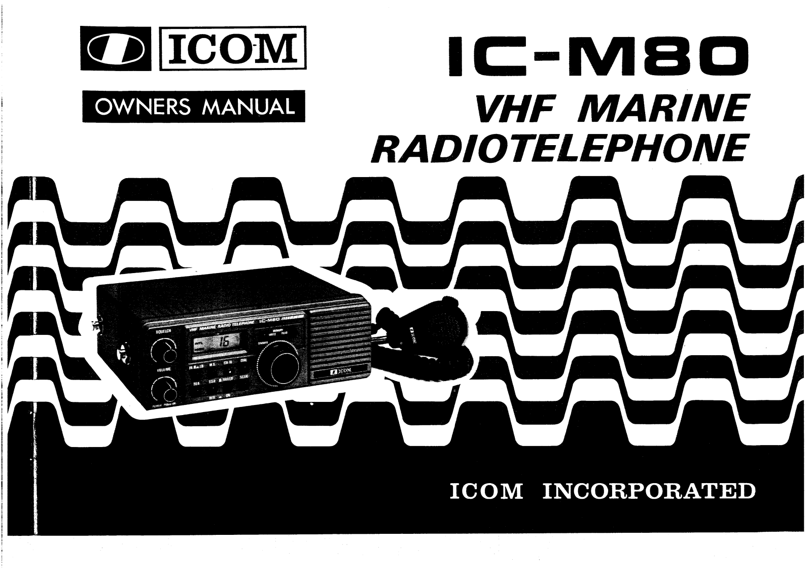 Icom IC-M80 User Manual