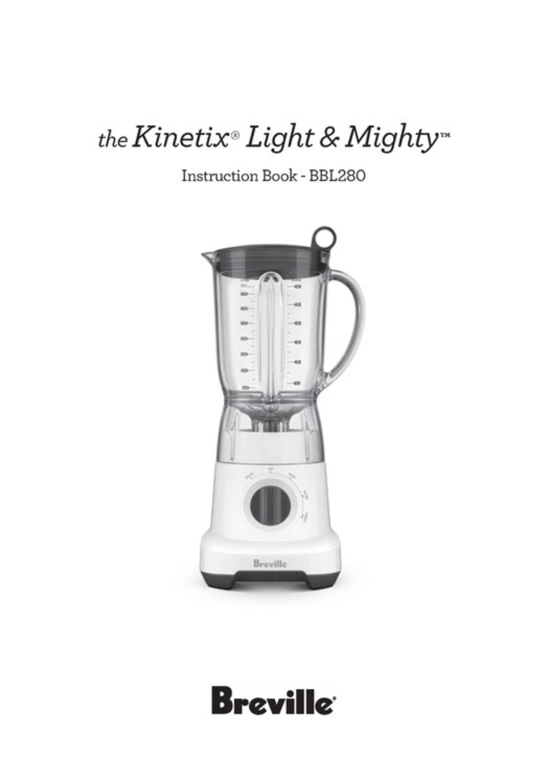 Breville BBL280WHT User Manual